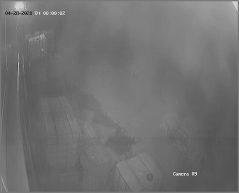 Грязная камера ночью 3
