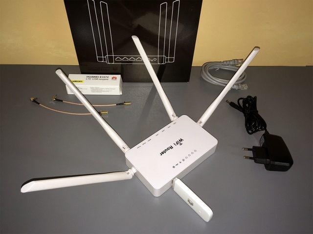 Роутер WiFi и модем 4G